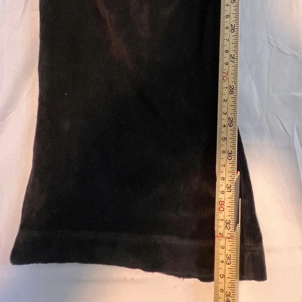 Polo Ralph Lauren XL Velour Track Pants‎ Mens Black Pony Logo Joggers Sweatpants
